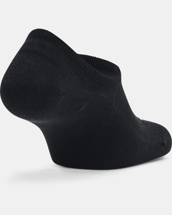Lot de 3 paires de chaussettes ultra-basses UA Core unisexes, Black, pdpMainDesktop image number 2